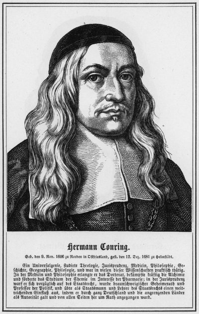 Hermann Conring (grabado) de German School