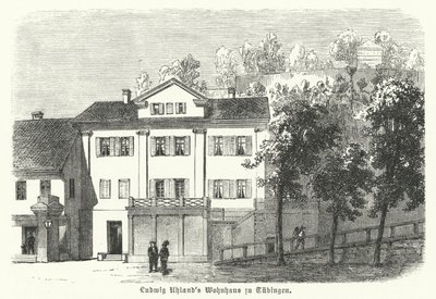 Hogar del poeta, filólogo e historiador literario alemán Ludwig Uhland, Tubinga de German School