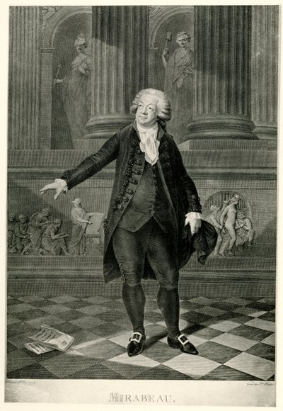 Honoré Gabriel de Riqueti, conde de Mirabeau de German School