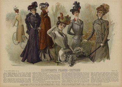 Ilustración para Illustrirte Frauen-Zeitung de German School
