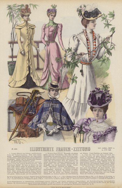 Ilustración para Illustrirte Frauen-Zeitung de German School