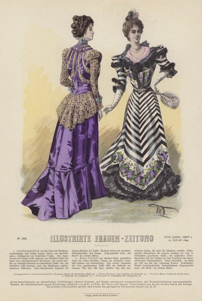 Ilustración para Illustrirte Frauen-Zeitung de German School