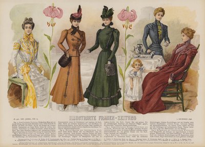 Ilustración para Illustrirte Frauen-Zeitung de German School