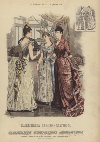 Ilustración para Illustrirte Frauen-Zeitung de German School