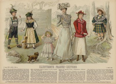 Ilustración para Illustrirte Frauen-Zeitung de German School