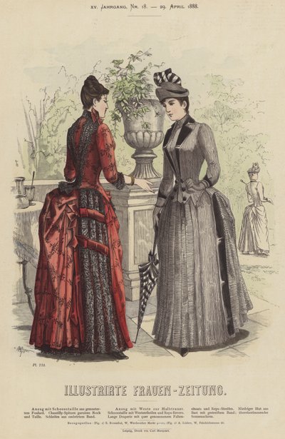Ilustración para Illustrirte Frauen-Zeitung de German School