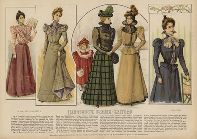Ilustración para Illustrirte Frauen-Zeitung de German School
