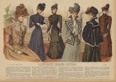 Ilustración para Illustrirte Frauen-Zeitung de German School