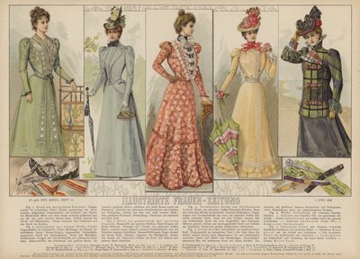 Ilustración para Illustrirte Frauen-Zeitung de German School
