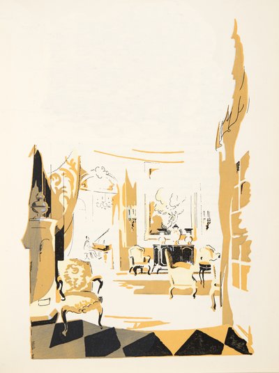 Ilustración de Styl, pub.1922 de German School