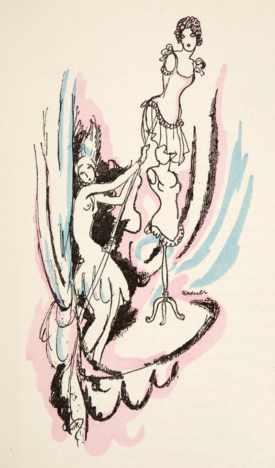 Ilustración de Styl, pub.1922 (pochoir print) de German School