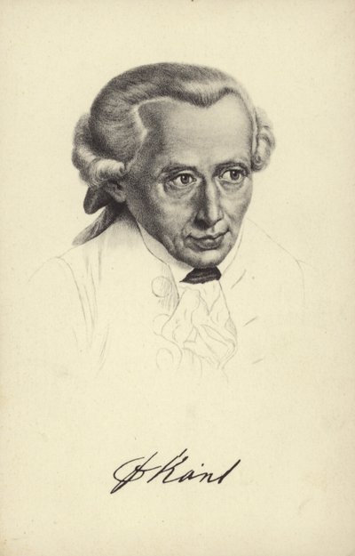 Immanuel Kant (litografía) de German School