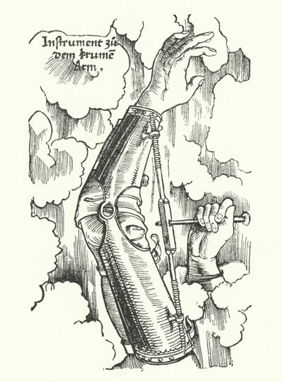 Instrumento para tratar un brazo herido de German School