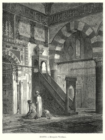 Interior de la Mezquita de Amir Altinbugha al-Maridani, El Cairo, Egipto de German School