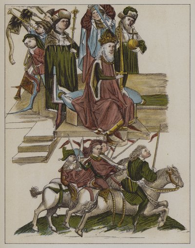Investidura de Federico I de la casa de Hohenzollern como Elector de Brandeburgo en el Concilio de Constanza, 18 de abril de 1417 de German School