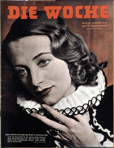 Iren Von Meyendorff en “Como gustéis” de Shakespeare en el Teatro Popular (Volksbahn) en Berlín, conv. “Die Woche” de German School