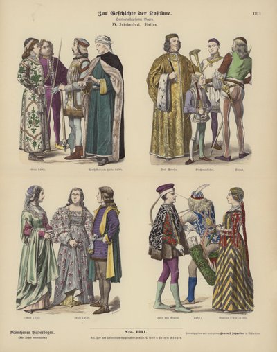 Trajes italianos de German School