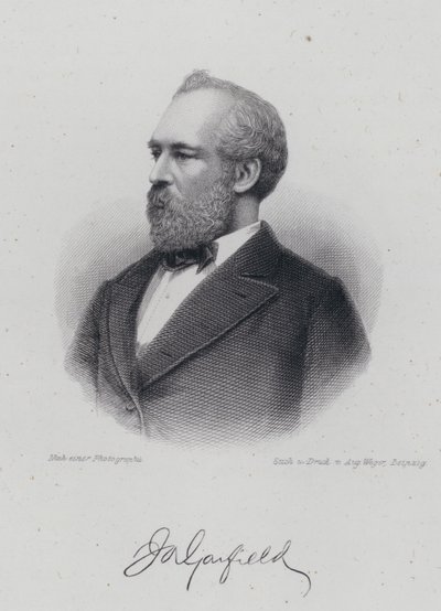 James A Garfield, político estadounidense y 20º Presidente de los Estados Unidos de German School