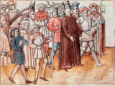 Jan Hus es capturado y condenado a la hoguera de German School