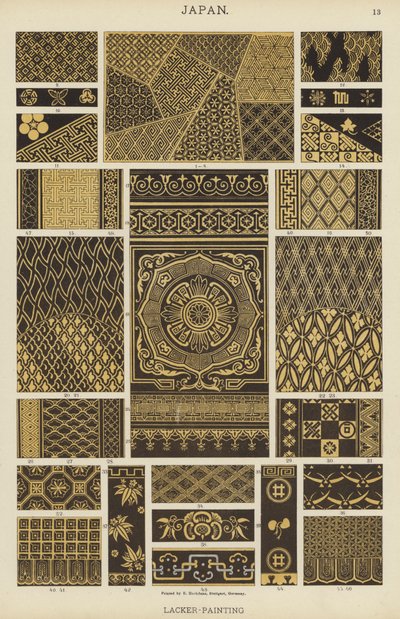 Japón, Pintura de Laca de German School