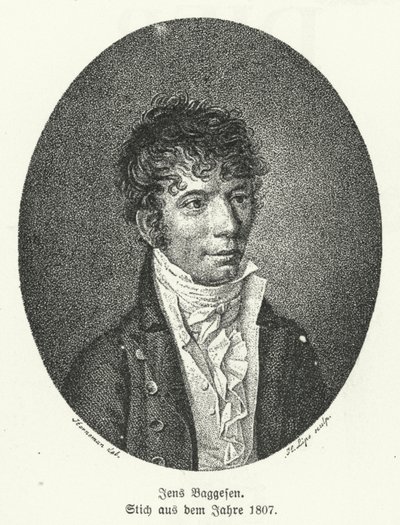 Jens Baggesen, poeta y escritor cómico danés de German School
