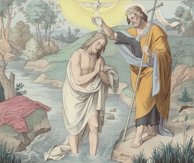Jesús bautizado de German School