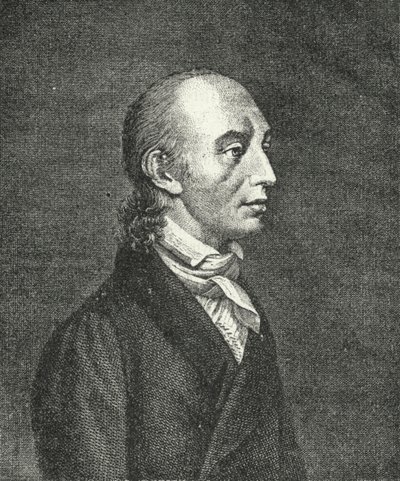 Johann Heinrich Voss, clasicista y poeta alemán (grabado) de German School