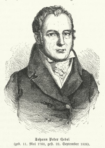 Johann Peter Hebel, poeta alemán de German School