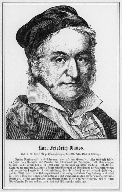 Karl Friedrich Gauss de German School