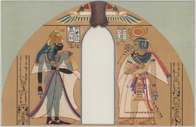 El rey Amenhotep I y su esposa de German School