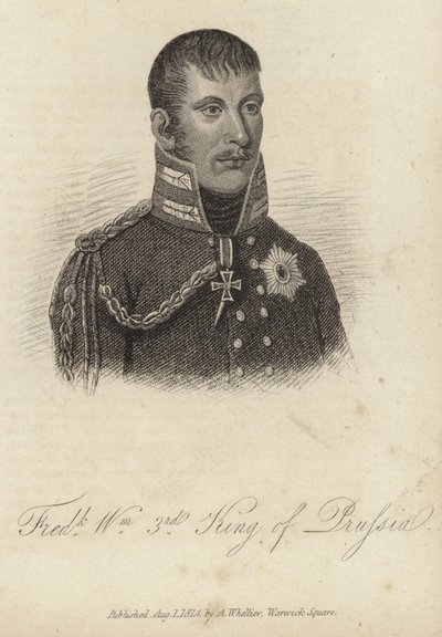 Rey Federico Guillermo III de Prusia de German School