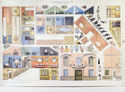 La Caja Secreta de Nevers, reimpresión hecha por Edition Genoveva en Berlín de la impresión original de 1904, 1974 de German School