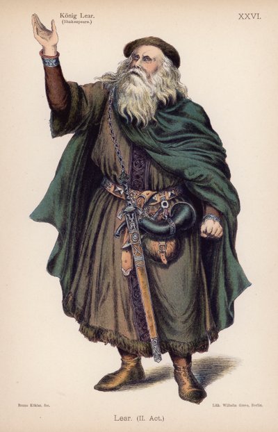 Lear, Rey de Bretaña, de El Rey Lear de Shakespeare de German School