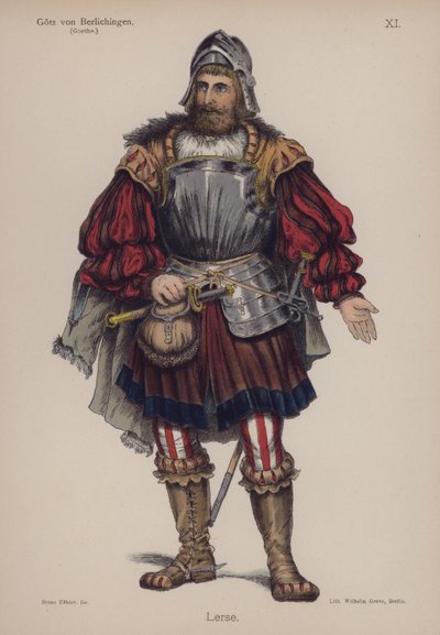 Lerse, de Gotz von Berlichingen de Goethe de German School