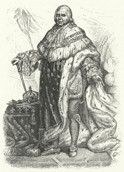 Luis XVIII, Rey de Francia de German School