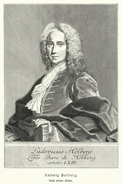 Ludvig Holberg, dramaturgo, filósofo e historiador danés-noruego de German School