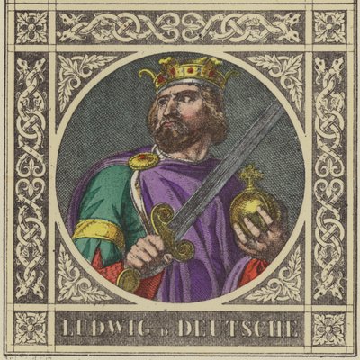Ludwig D Deutsche, 840-876 de German School