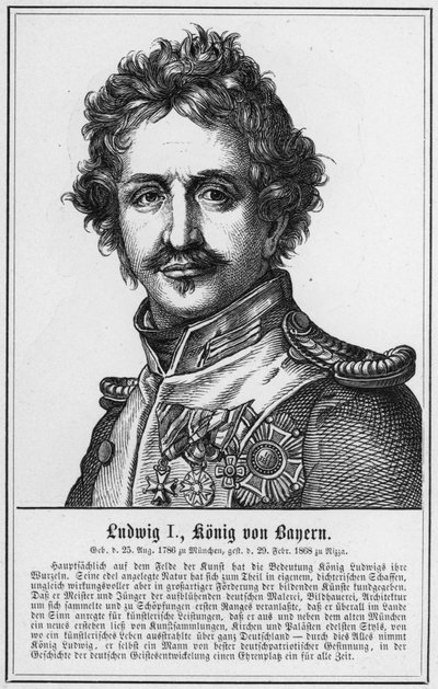 Ludwig I, Rey de Baviera de German School