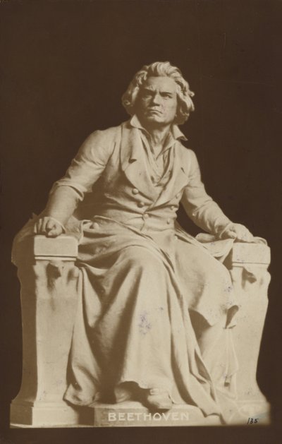 Ludwig van Beethoven, compositor y pianista alemán (1770-1827) de German School