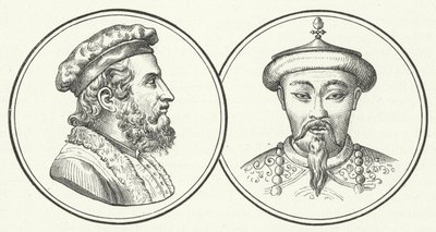 Marco Polo y Kublai Khan de German School
