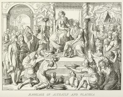 Matrimonio de Althaufo y Plácida de German School