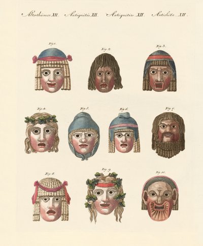 Máscaras de los antiguos de German School
