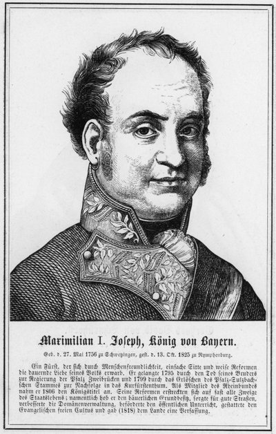 Maximiliano I José, Rey de Baviera de German School