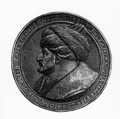 Medallón de Mehmed II, de Geschichte der Byzantiner und des Osmanisches Reiches por G.S. Hertzberg, 1883 de German School