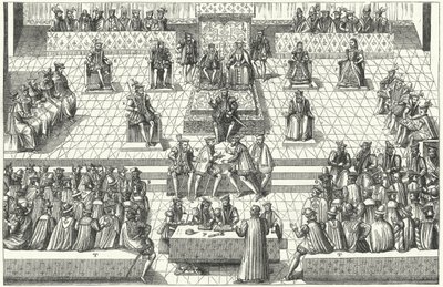 Reunión de los Estados Generales de Francia en Orleans, enero de 1561 de German School