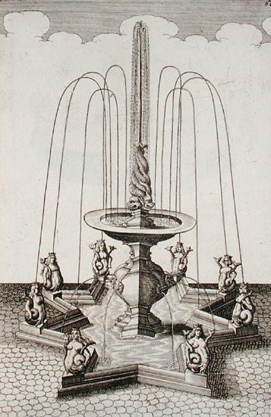 Fuente de sirena, de 