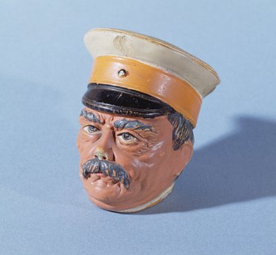 Hucha en forma del Canciller Otto von Bismarck (1815-98) de German School