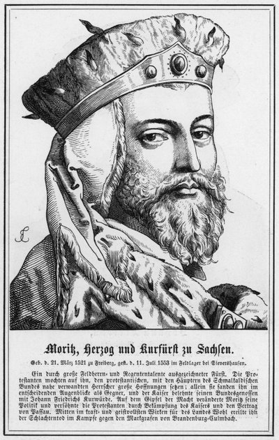 Morik, duque y elector de Sajonia de German School