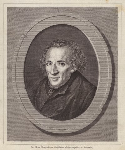 Moses Mendelssohn, filósofo judío alemán de German School