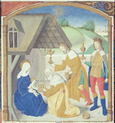 Natividad, de Vita Christi, por Ludolfo de Sajonia de German School